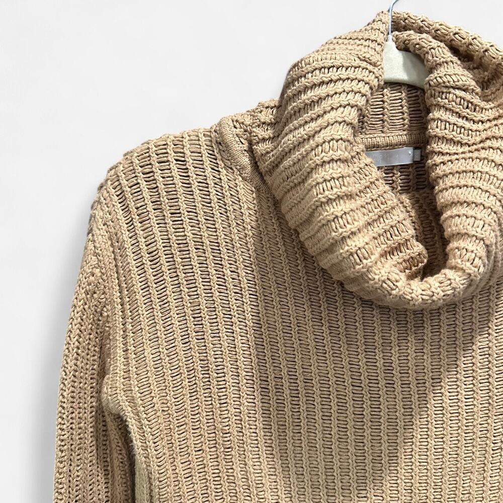 One Grey Day Cotton and Cashmere Cowl Neck Sweater - Picture 4 of 9